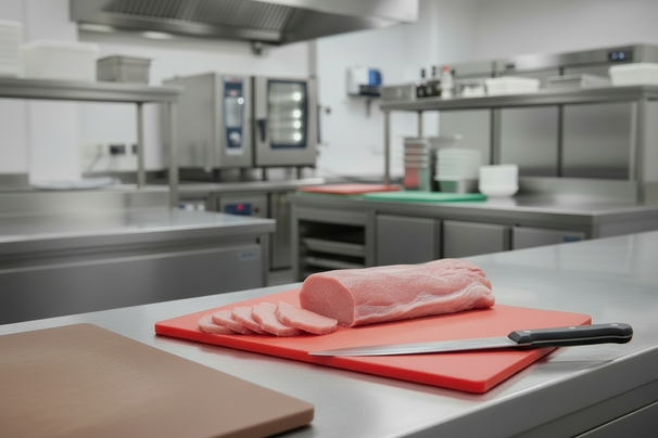 Cookinglife Snijplank HACCP Rood 40 x 30 cm - voor vlees