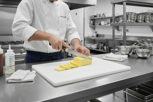 Cookinglife Snijplank HACCP Wit 40 x 30 cm - voor zuivel & brood