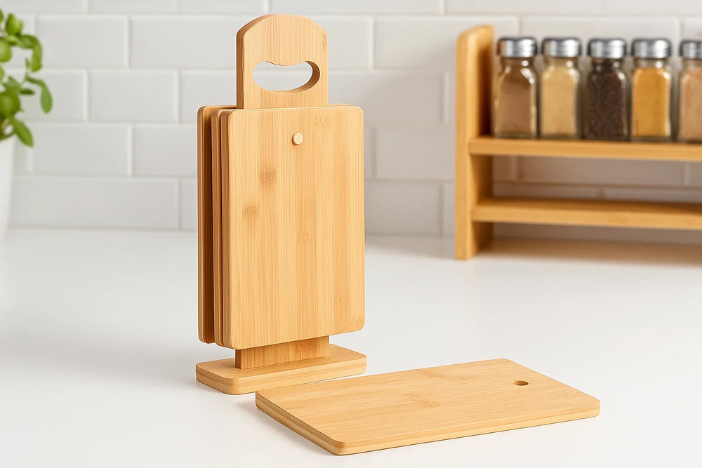 Cookinglife Snijplank set - Bamboe - 5-delig