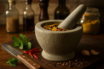 Cookinglife Vijzel Graniet - Grijs - ø 14 cm