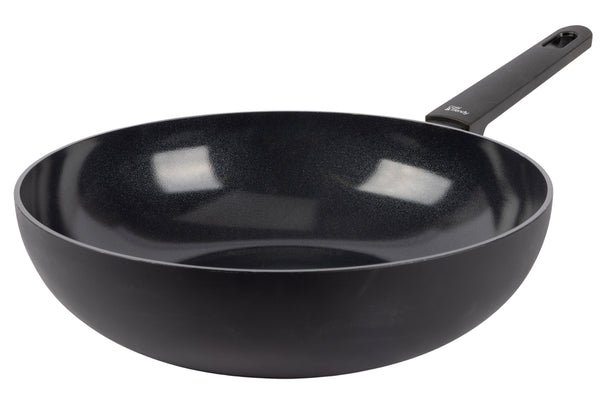 Cookinglife Wokpan Black Cera ø 28 cm - keramische anti-aanbaklaag
