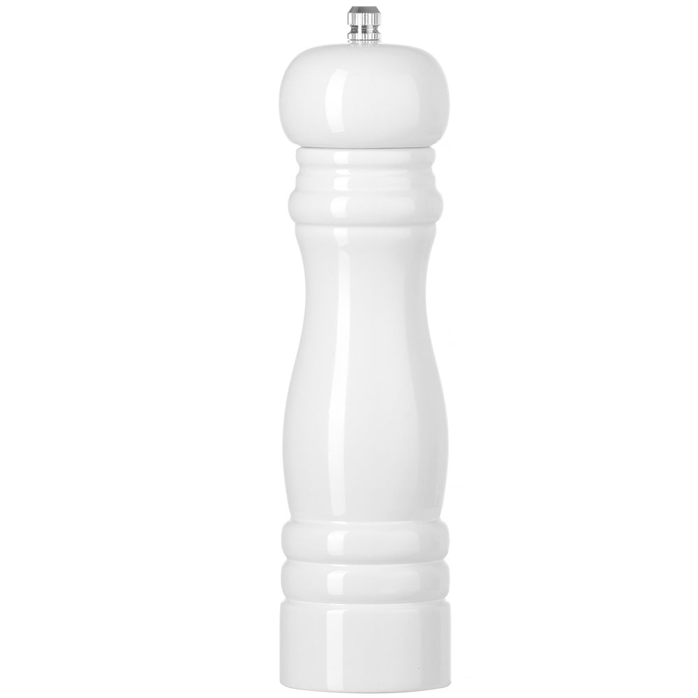 Cookinglife Zoutmolen Rocca Wit Glanzend - Keramische Molen - 21.5 cm