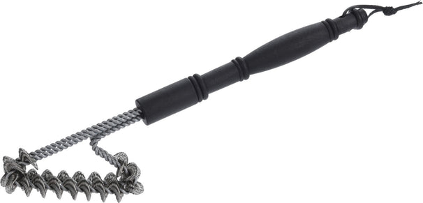 Cookinglife BBQ Reinigingsborstel RVS met Zwart Handvat 40 cm