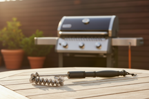 Cookinglife BBQ Reinigingsborstel RVS met Zwart Handvat 40 cm