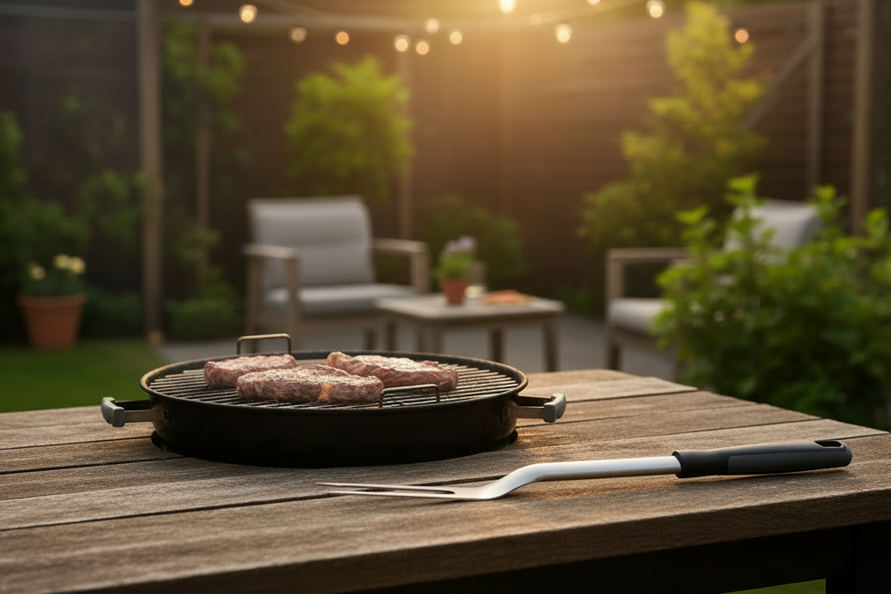 Cookinglife BBQ Vork RVS 42cm