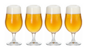 Cookinglife Bierglazen Op Voet 370 ml -4 Stuks