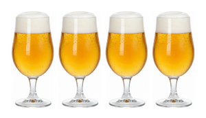 Cookinglife Bierglazen Op Voet 370 ml -4 Stuks