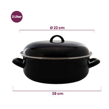 Cookinglife Braadpan - emaille - Cooking - ø 22 cm / 2 liter