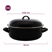 Cookinglife Braadpan - emaille - Cooking - ø 28 cm / 6 liter