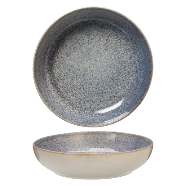 Cookinglife Diepe Borden / Pastaborden Serene Blue ø 23 cm - Aardewerk - 4 stuks