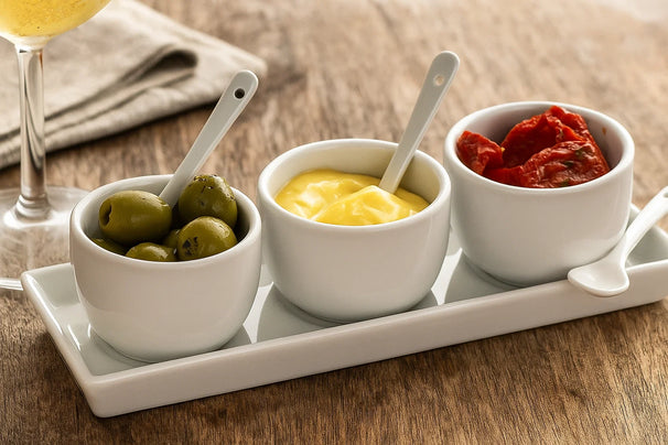 Cookinglife Dipschaaltjes Set Porselein 7-Delig