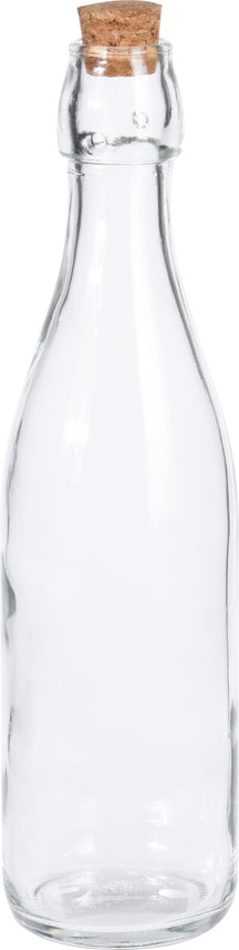 Cookinglife Glazen Fles 500 ml met kurk - 6 Stuks