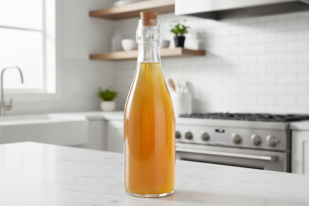 Cookinglife Glazen Fles 500 ml met kurk - 6 Stuks