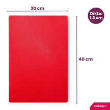 Cookinglife Snijplank HACCP Rood 40 x 30 cm - voor vlees