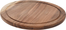 Cookinglife Houten Snijplank - Met Sapgeul - Acacia - ø 30 cm