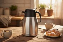 Cookinglife Thermoskan - Dubbelwandig - RVS 1.5 Liter