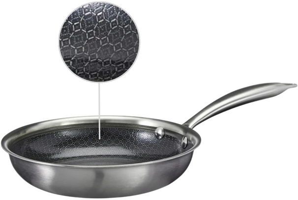 Cookinglife Koekenpan HexaCook - Hybride Pan ø 28 cm - NON STICK - geschikt voor alle warmtebronnen - keramische anti-aanbaklaag