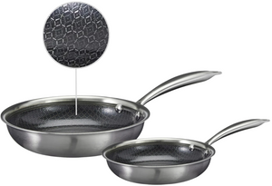 Cookinglife Koekenpannenset HexaCook - Hybride Pan 2-Delig ø 24 & 28 cm - NON STICK - geschikt voor alle warmtebronnen - keramische anti-aanbaklaag
