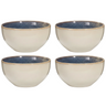 Cookinglife Soepkommen / Kommen Serene Blue ø 14 cm - Aardewerk - 4 stuks