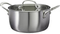 Cookinglife Kookpan met Glazen Deksel Signature Steel - RVS - ø 20 cm / 2.2 Liter - geschikt voor alle warmtebronnen