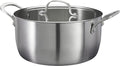 Cookinglife Kookpan met Glazen Deksel Signature Steel - RVS - ø 24 cm / 4 Liter - geschikt voor alle warmtebronnen