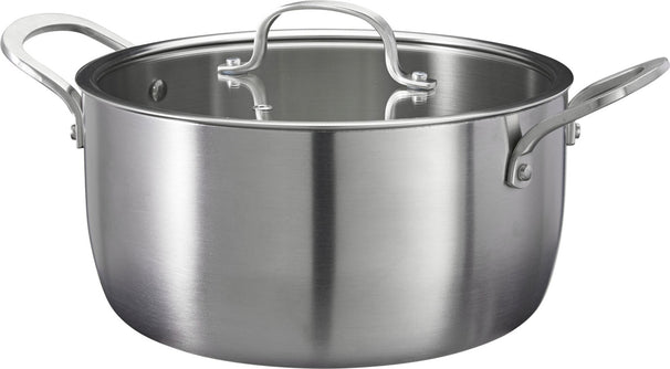 Cookinglife Kookpan met Glazen Deksel - RVS - ø 24 cm / 4 Liter