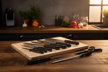 Cookinglife Messenset Met Snijplank 11-delig - 45 x 35 cm