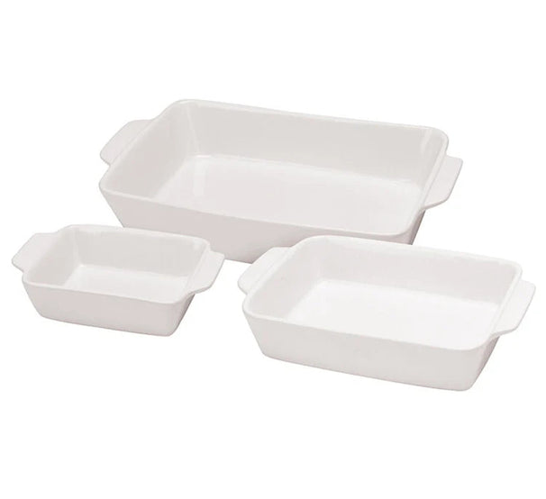 Cookinglife Ovenschalen Aardewerk Set - 3 Stuks