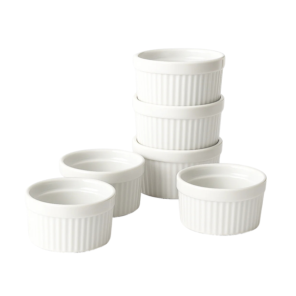 Cookinglife Ramekin Wit ø 9 cm - 6 stuks