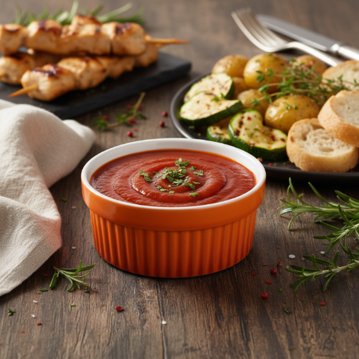 Cookinglife Ramekins / Soufflébakje / Creme Brulee Schaaltjes - Oranje - Porselein - ø 11cm -  2 Stuks