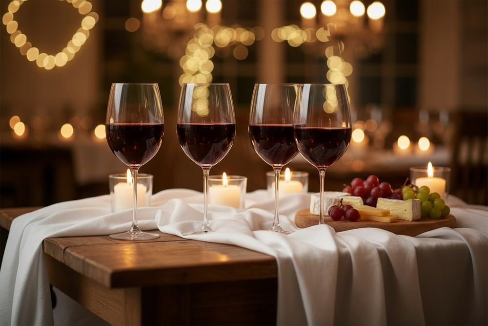 Cookinglife Rode Wijnglazen Solare 540 ml - 4 Stuks