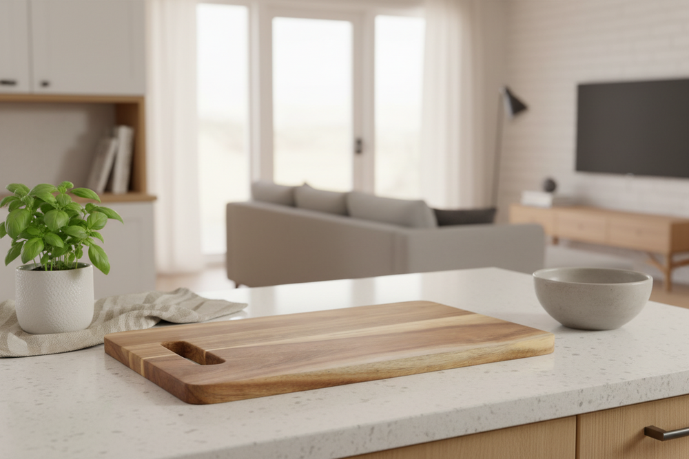 Cookinglife Snijplank Acacia 30 x 20 cm - Houten Snijplank voor Keuken