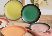 Studio Tavola Serviesset Fire 24-delige / 6 personen - 6 dinerborden, 6 ontbijtborden, 6 kommen en 6 kleine kommen