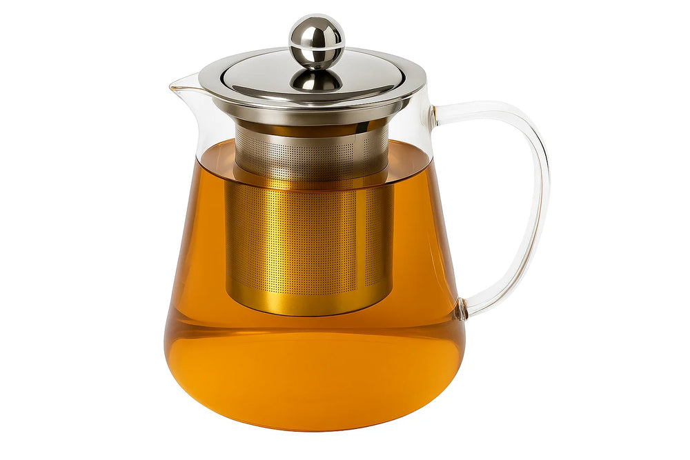 Cookinglife Theepot met RVS Filter - Borosilicaatglas - 950 ml