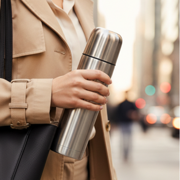 Cookinglife Thermosfles RVS 750 ml - Dubbelwandig voor Warm en Koud