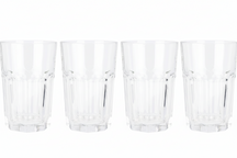 Cookinglife Waterglazen 500 ml Glas - Stapelbare Drankglazen Set van 4