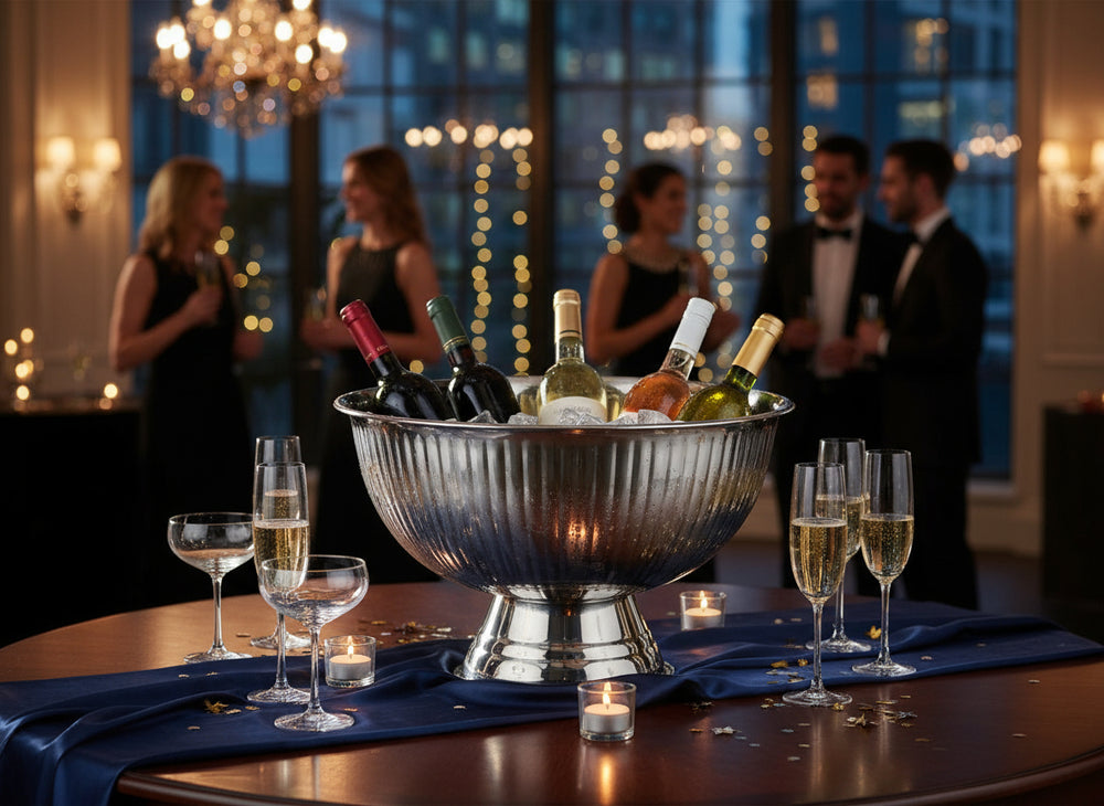 Alles voor een feestelijk moment, proost in stijl!