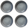 Cookinglife Diepe Borden / Pastaborden Serene Blue ø 23 cm - Aardewerk - 4 stuks