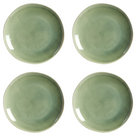 Cookinglife Dinerborden Serene Green ø 28 cm - Aardewerk - 4 Stuks