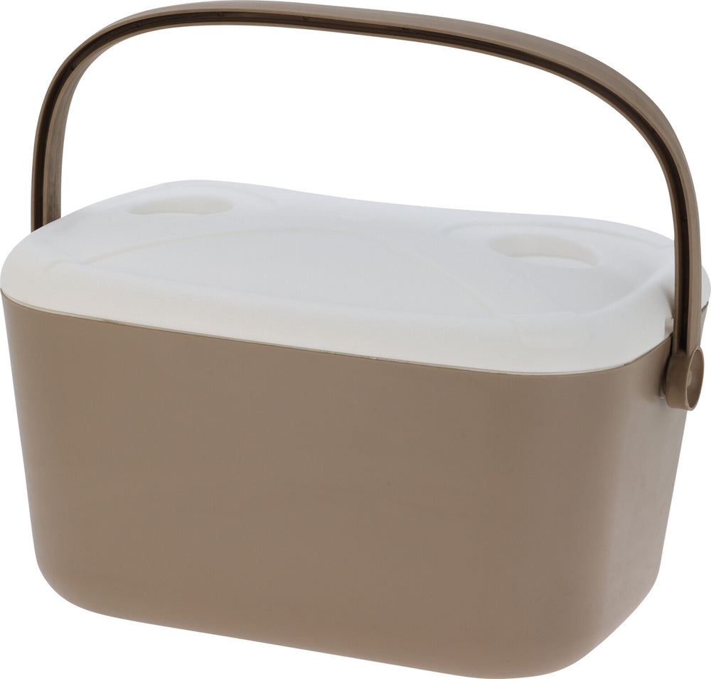 Cookinglife Koelbox Kunststof 20 Liter - Beige Koelbox voor Picknicks en Camping