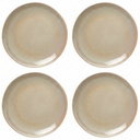 Cookinglife Ontbijtborden / Dessertborden Serene Zand ø 20 cm - Aardewerk - 4 stuks