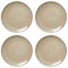 Cookinglife Ontbijtborden / Dessertborden Serene Zand ø 20 cm - Aardewerk - 4 stuks