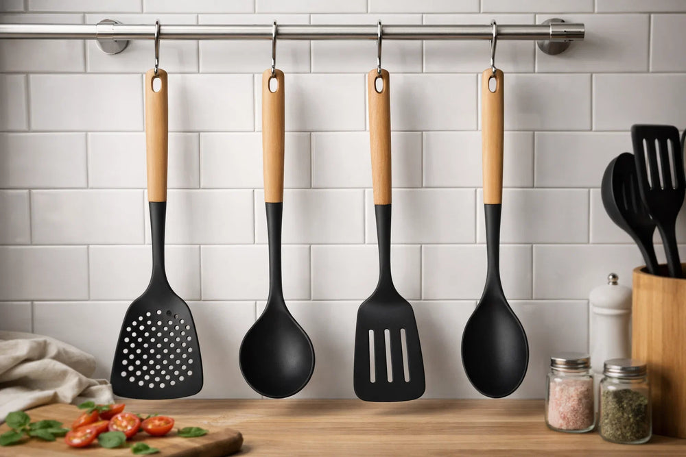 WMF Pannenset Compact Cuisine - 5-delig - Inclusief GRATIS Cookinglife Kookgerei set - Kookpan ø 16, 16, 20 en 20 cm en Steelpan ø 14 cm