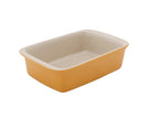 Cosy & Trendy Kleine Ovenschaal / Serveerschaal Aardewerk Fontestic Amber Gold - 16x10x3.5 cm / 350 ml