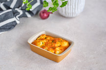 Cosy & Trendy Kleine Ovenschaal / Serveerschaal Aardewerk Fontestic Amber Gold - 16x10x3.5 cm / 350 ml