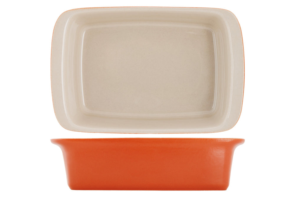 Cosy & Trendy Kleine Ovenschaal / Serveerschaal Aardewerk Fontestic Roest - 16x10x3.5 cm / 350 ml