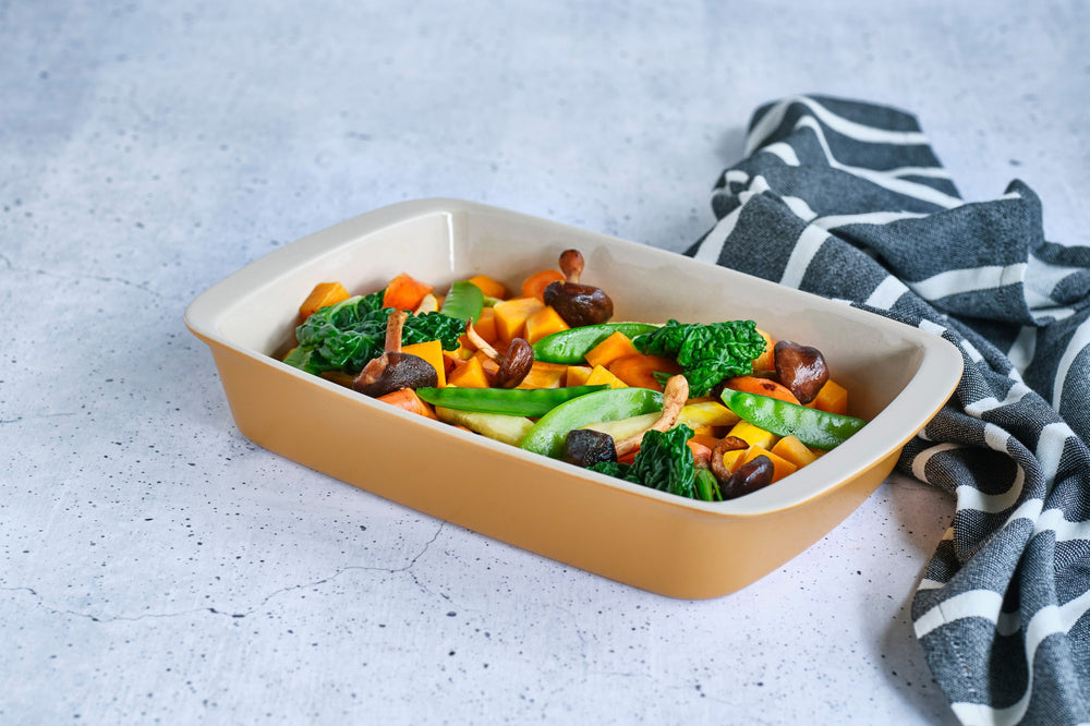 Cosy & Trendy Ovenschaal Aardewerk Fontestic Amber Gold - 34x21x5.5 cm / 2.3 Liter