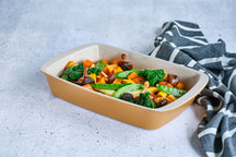 Cosy & Trendy Ovenschaal Aardewerk Fontestic Amber Gold - 34x21x5.5 cm / 2.3 Liter