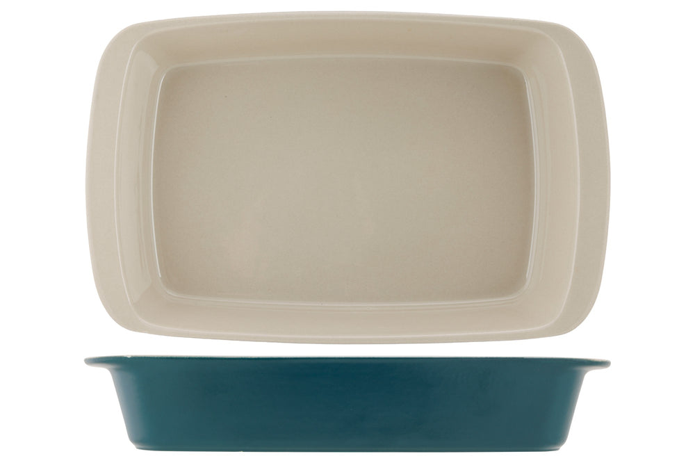 Cosy & Trendy Ovenschaal Aardewerk Fontestic Green Heron - 34x21x5.5 cm / 2.3 Liter