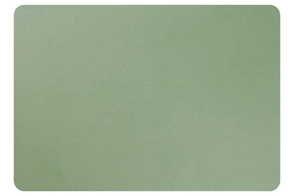 Cosy & Trendy Placemats Leather Look Basil 43 x 30 cm - 6 Stuks